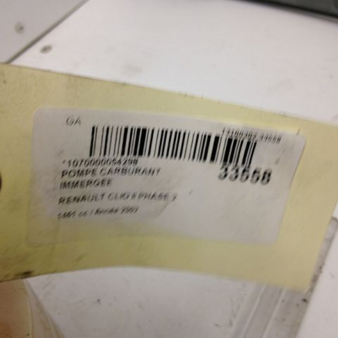 Pompe à carburant immergée occasion RENAULT CLIO II Phase 2 06-2001->07-2006 1.5 DCI 65ch 8200128479 3