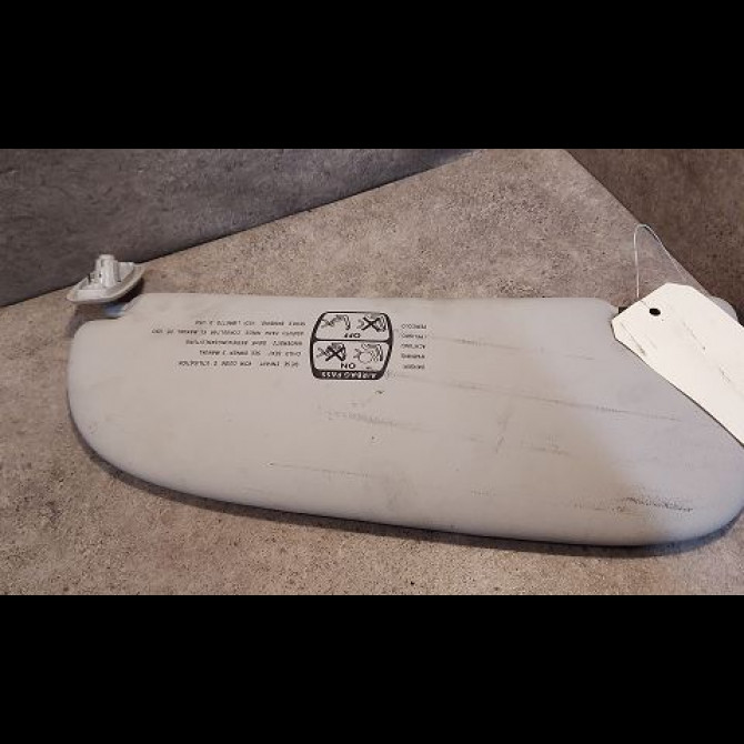 Pare-soleil droit occasion PEUGEOT 206 Phase 1 09-1998->03-2009 1.4 HDI 70ch 8143HE 2