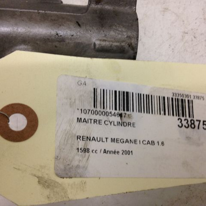 Maitre cylindre occasion RENAULT MEGANE I Phase 2 03-1999->06-2003 1.6 16v 7701206792 3