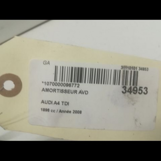 Amortisseur avant droit occasion AUDI A4 II Phase 2 09-2004->04-2008 8E0413031CG 2