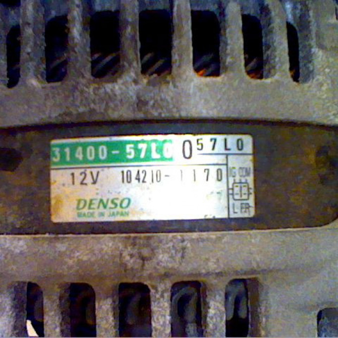 Alternateur occasion SUZUKI SX4 I Phase 1 04-2006->03-2014 1.9 DDIS 4X4 3140078K13 3