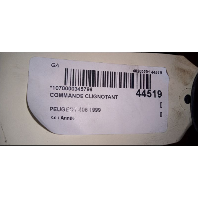 Commande clignotant occasion PEUGEOT 406 3