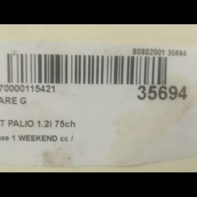 Phare gauche occasion FIAT PALIO Phase 1 WEEKEND 03-1998->12-2002 1.2i 75ch 3