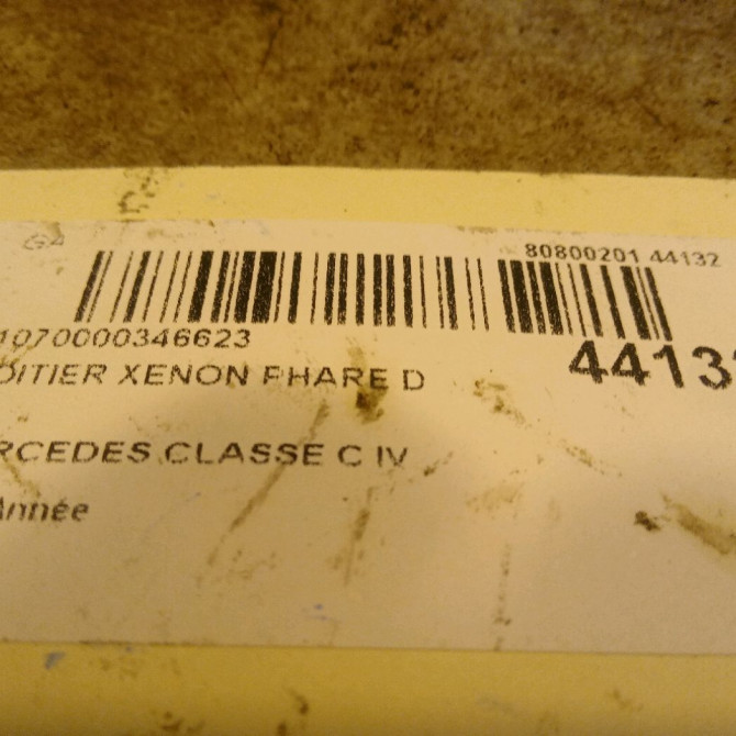 Boitier xenon phare d occasion MERCEDES CLASSE C IV 4
