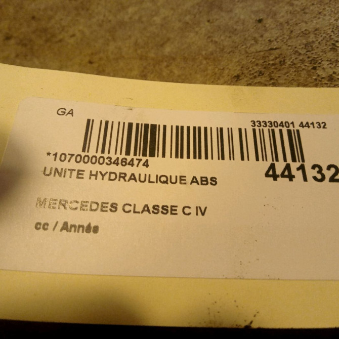 Unité hydraulique ABS occasion MERCEDES CLASSE C IV 2059007545 6