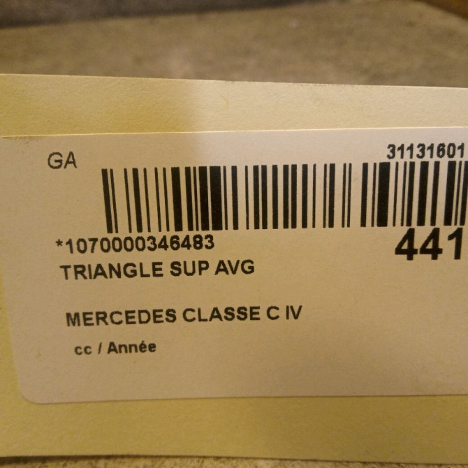 Triangle sup avg occasion MERCEDES CLASSE C IV 2053305501 2