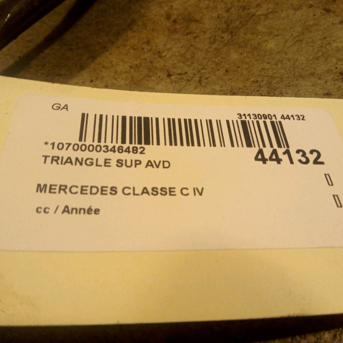Triangle sup avd occasion MERCEDES CLASSE C IV 2053305601 2