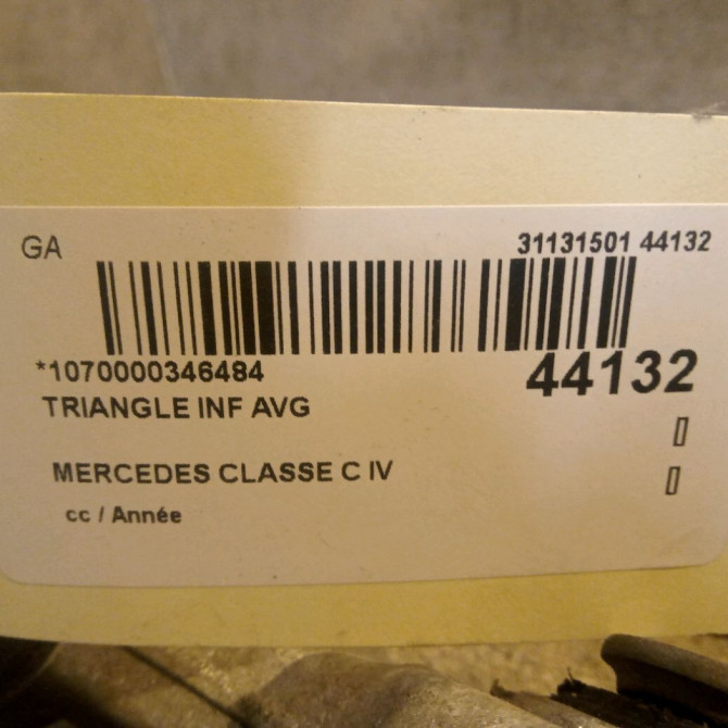 Triangle inf avg occasion MERCEDES CLASSE C IV 2053306510 2