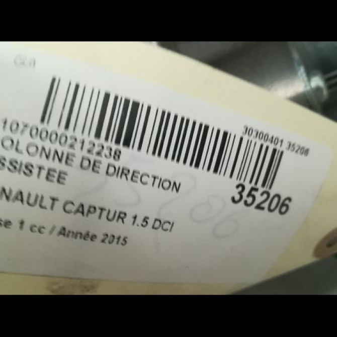 Colonne de direction assistee occasion RENAULT CAPTUR Phase 1 02-2013->... 1.5 DCI 90ch 488105237R 4