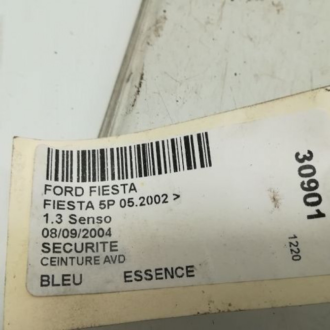 Ceinture avant droite occasion FORD FIESTA V Phase 1 09-2002->10-2005 1.3i 1440578 6