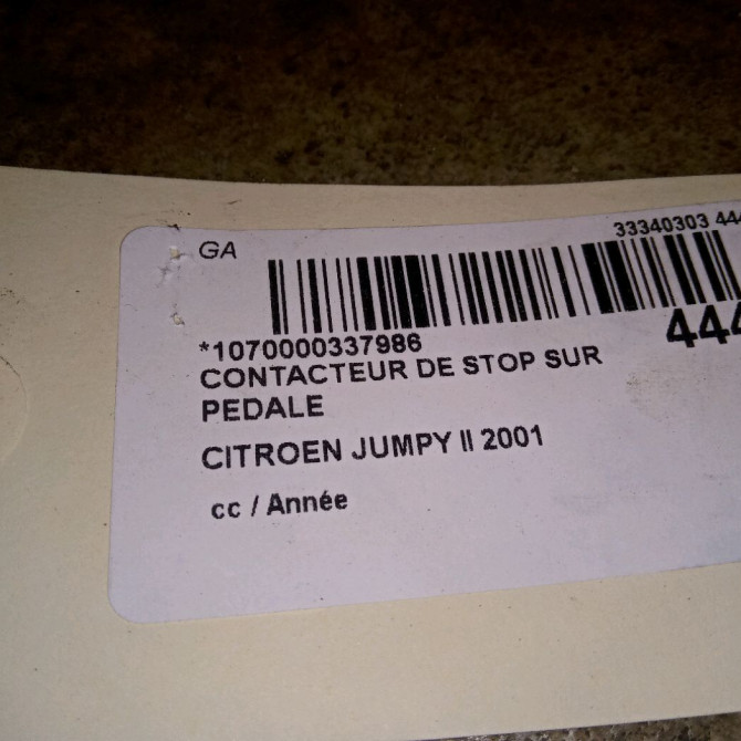 occasion PEUGEOT EXPERT I Phase 1 10-1995->12-2003 453427 2