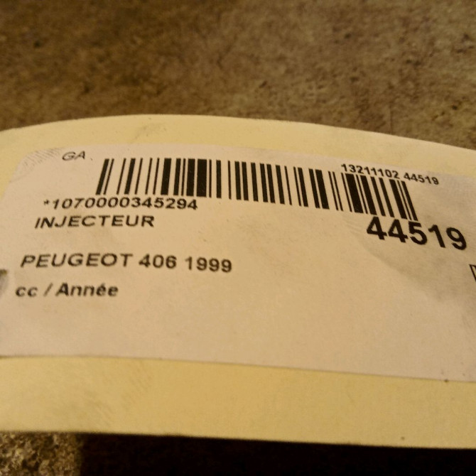 Injecteur occasion PEUGEOT 406 2