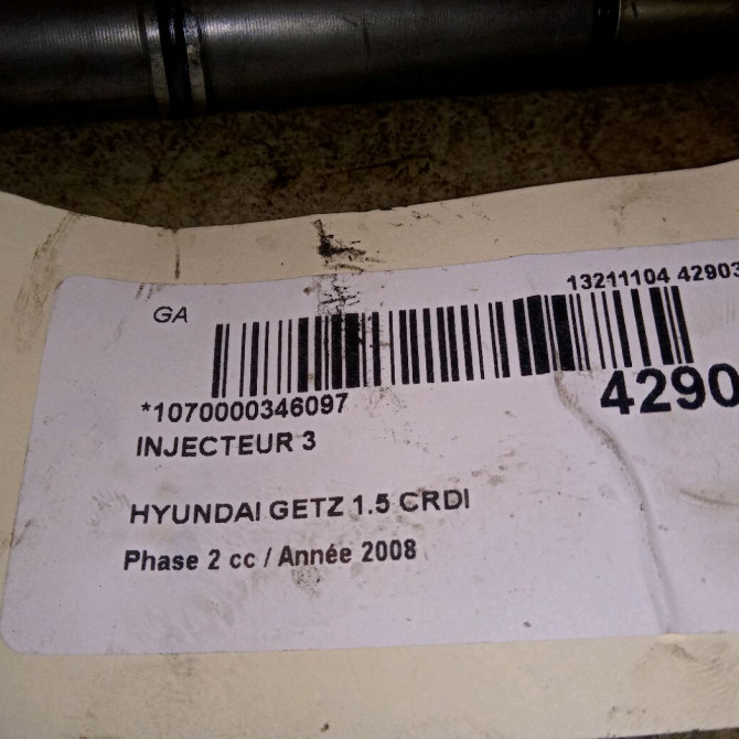 occasion HYUNDAI GETZ Phase 2 11-2005->10-2010 1.5 CRDI 88ch 2