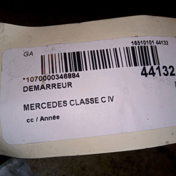 Démarreur occasion MERCEDES CLASSE C IV 2749062100 5