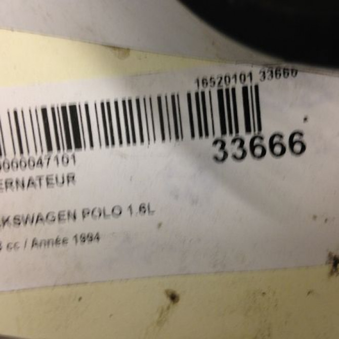 Alternateur occasion VOLKSWAGEN POLO III Phase 1 10-1994->11-1999 1.6 28903018F 4