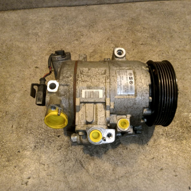 Compresseur air conditionne occasion VOLKSWAGEN POLO IV Phase 1 01-2002->05-2005 1.4 TDI 75ch 6Q0820803DX 2