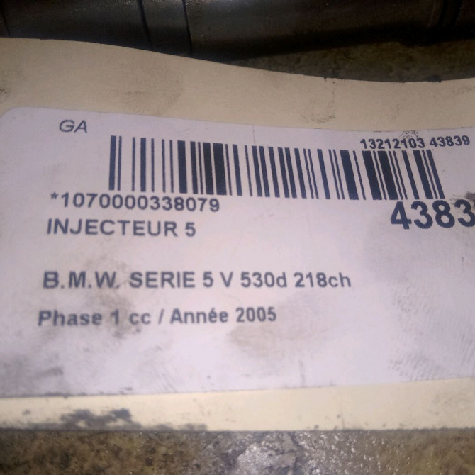 occasion B.M.W. SERIE 5 V Phase 1 07-2003->03-2007 530d 218ch 2