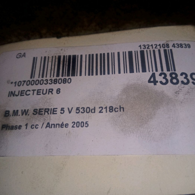 occasion B.M.W. SERIE 5 V Phase 1 07-2003->03-2007 530d 218ch 2