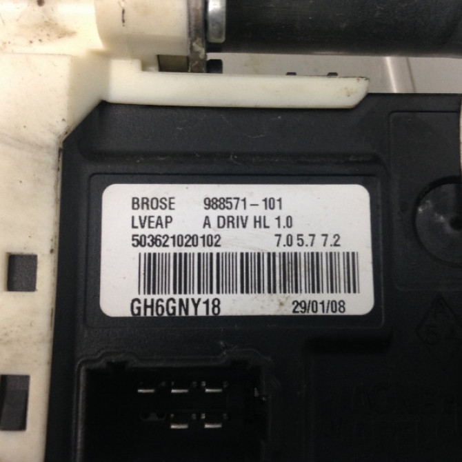 Mecanisme+moteur leve-glace avg occasion RENAULT LAGUNA III Phase 1 ESTATE 10-2007->10-2010 2.0 DCI 130ch 807010002R 3