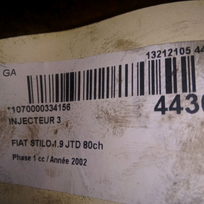 occasion FIAT STILO Phase 1 10-2001->09-2007 1.9 JTD 80ch 55187290 2