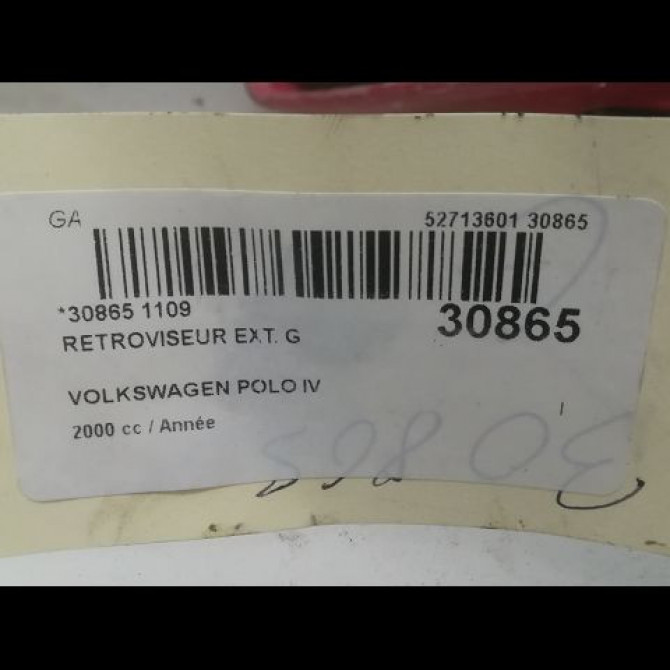 Retroviseur exterieur gauche occasion VOLKSWAGEN POLO IV Phase 1 01-2002->05-2005 3