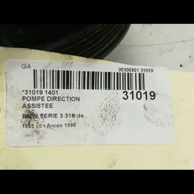 Pompe direction assistee occasion B.M.W. SERIE 3 III Phase 1 01-1991->04-1998 4