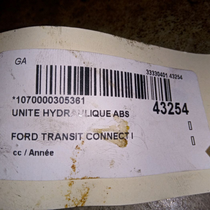 Unité hydraulique ABS occasion FORD TRANSIT CONNECT I 7