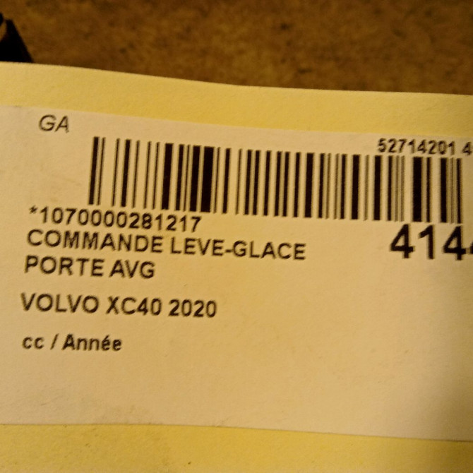 Commande lève-glace porte avant gauche occasion VOLVO XC40 32279442 3