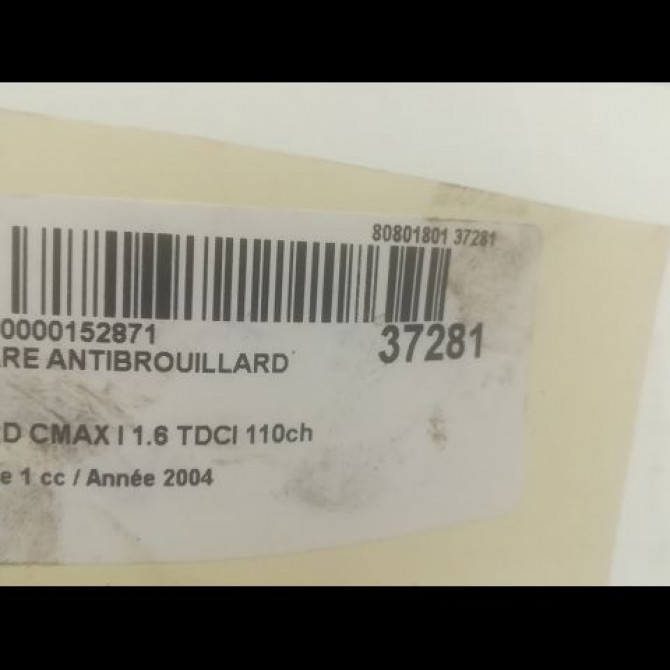 Phare antibrouillard avant gauche occasion FORD CMAX I Phase 1 09-2003->03-2007 1.6 TDCI 110ch 1481007 3
