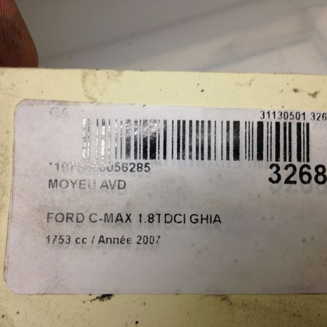Moyeu avd occasion FORD CMAX I Phase 2 03-2007->09-2010 1.8 TDCI 8v 115ch 1471854 4