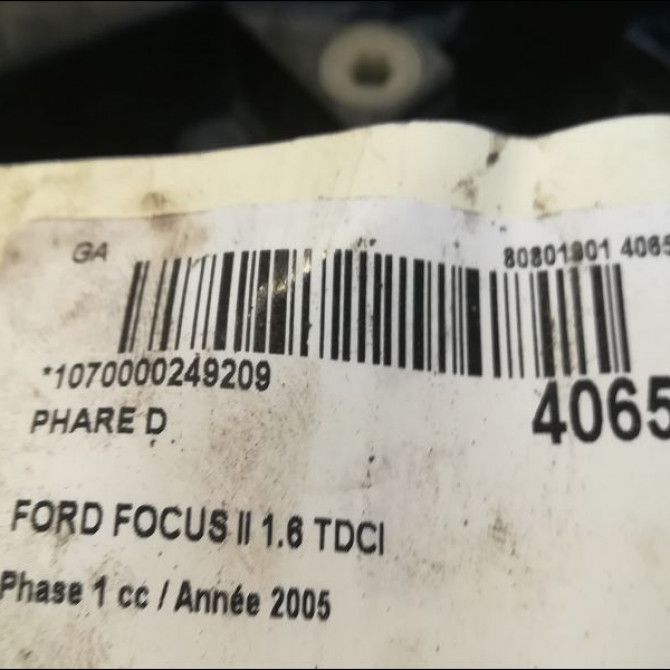 Phare droit occasion FORD FOCUS II Phase 1 09-2004->12-2007 1.6 TDCI 110ch 1483060 3