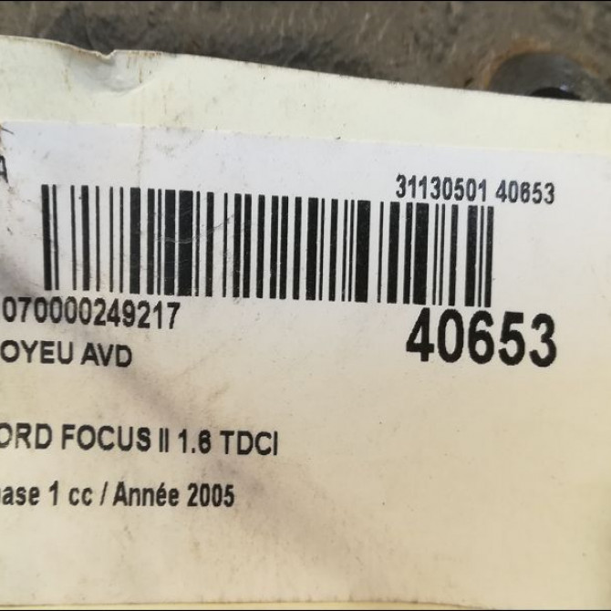 Moyeu avd occasion FORD FOCUS II Phase 1 09-2004->12-2007 1.6 TDCI 110ch 1471854 3