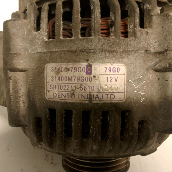 Alternateur occasion SUZUKI ALTO II Phase 1 06-2002->12-2005 1.1 31400M79G00000 3