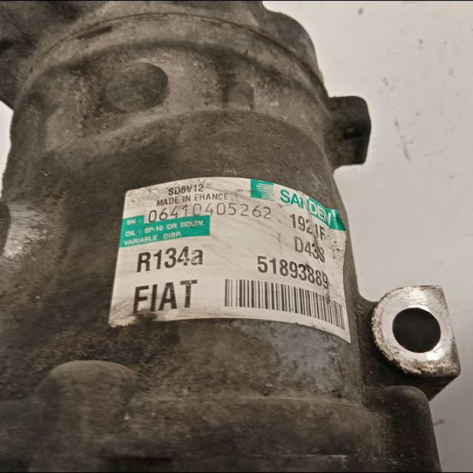 Compresseur air conditionne occasion FIAT PUNTO EVO III Phase 1 10-2009->12-2013 1.3 MULTIJET 75ch 3