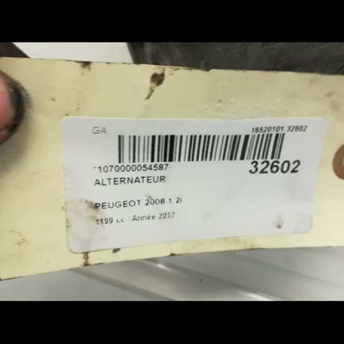 Alternateur occasion PEUGEOT 2008 Phase 1 01-2013->... 5