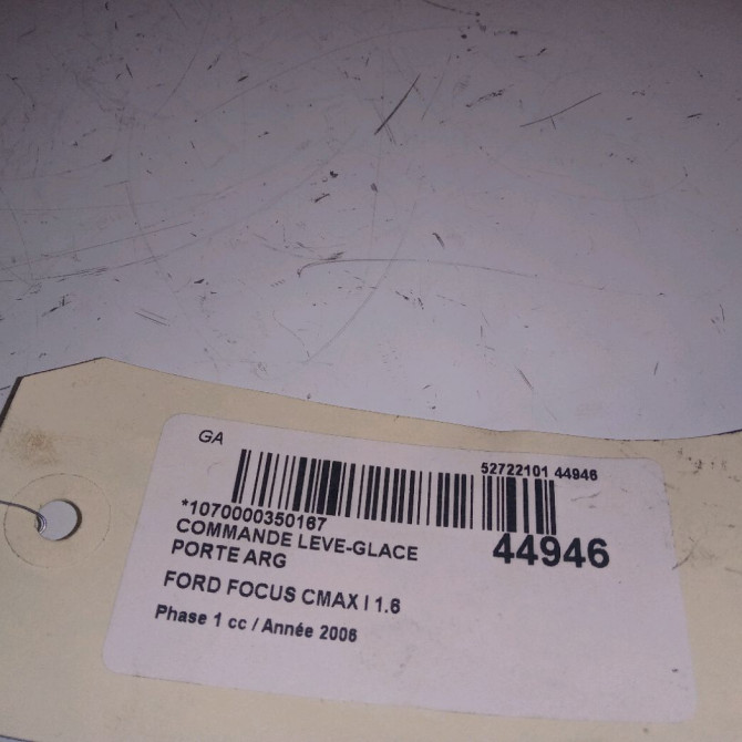 Commande leve-glace porte arrière gauche occasion FORD FOCUS CMAX I Phase 1 09-2003->03-2007 1.6 TDCI 110ch 3