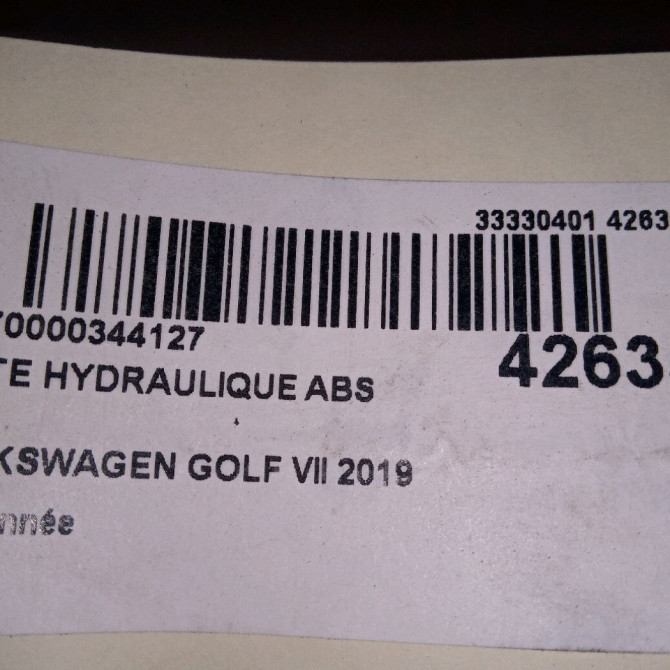 Unité hydraulique ABS occasion VOLKSWAGEN GOLF VII 4