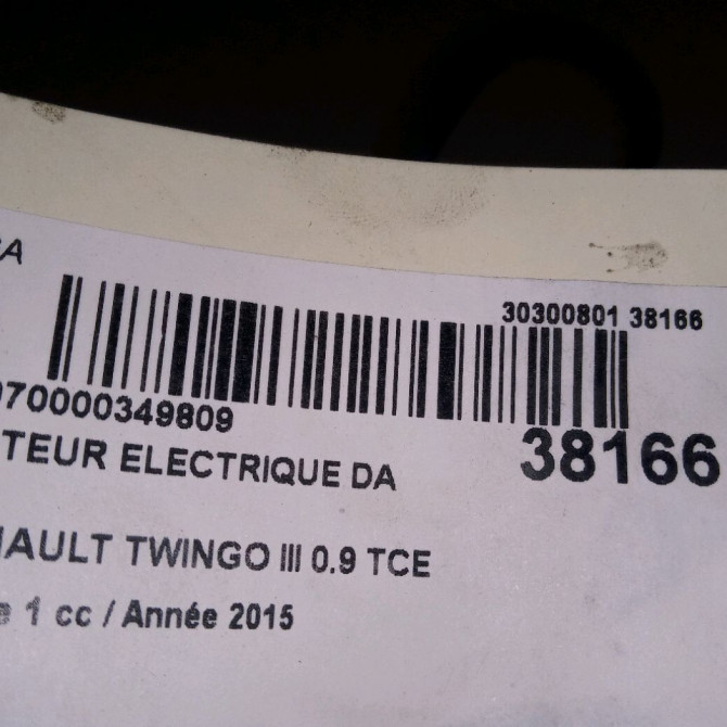 Moteur electrique de direction assistée occasion RENAULT TWINGO III Phase 1 06-2014->... 0.9 TCE 12v 90ch 3