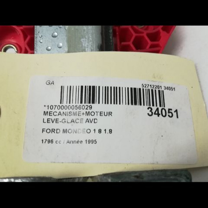 Mecanisme + moteur lève-glace avant droit occasion FORD MONDEO I Phase 1 01-1993->09-1996 1.8i 4