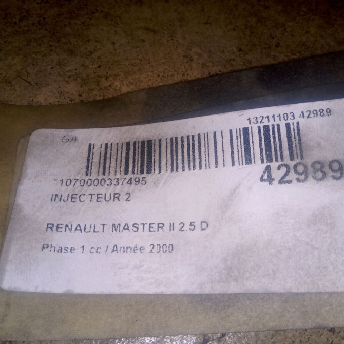 occasion RENAULT MASTER II Phase 1 09-1997->11-2003 2.5 D 80ch 7701040217 2