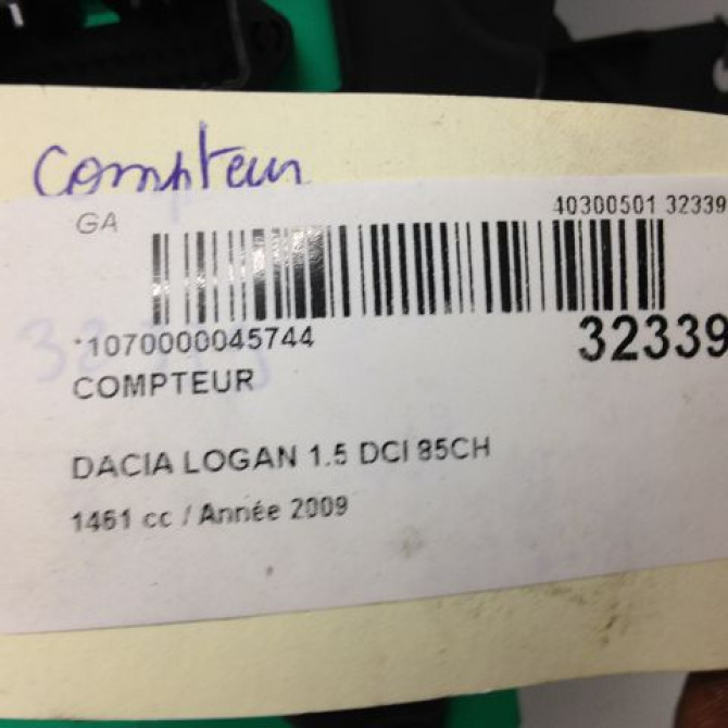 Compteur occasion DACIA LOGAN I Phase 1 06-2005->06-2008 1.5 DCI 85ch 248108733R 4