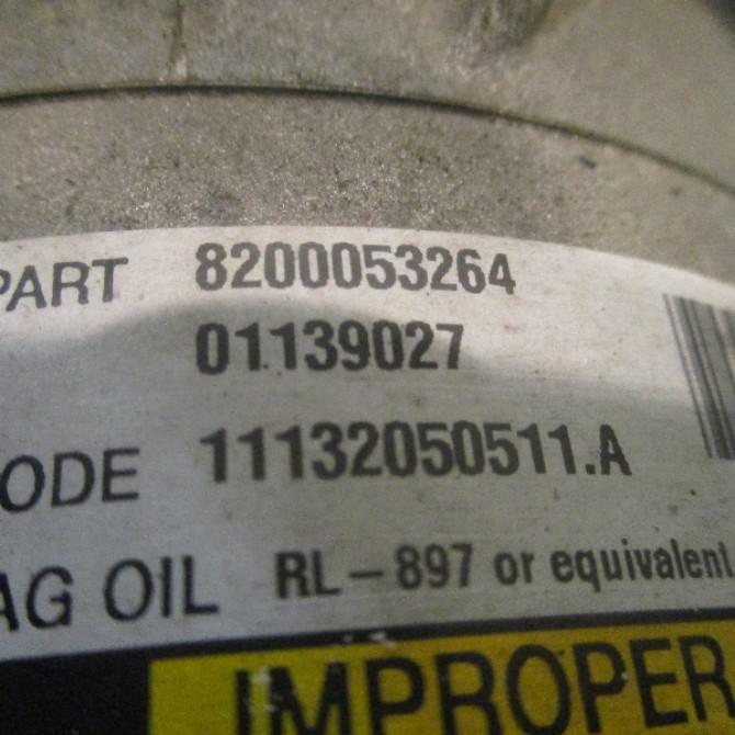 Compresseur air conditionne occasion RENAULT MEGANE II Phase 1 09-2003->12-2005 1.9 DCI 120ch 8200309193 3