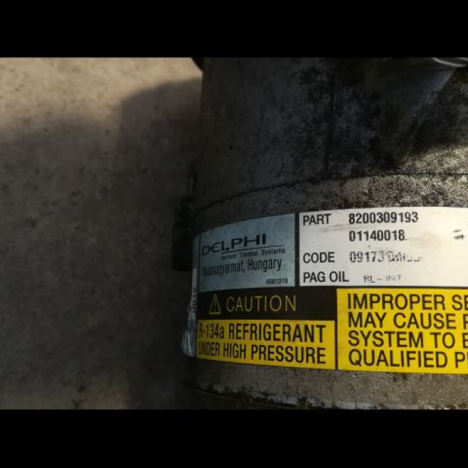 Compresseur air conditionne occasion RENAULT SCENIC II Phase 1 03-2004->09-2006 1.9 DCI 120ch 8200309193 3