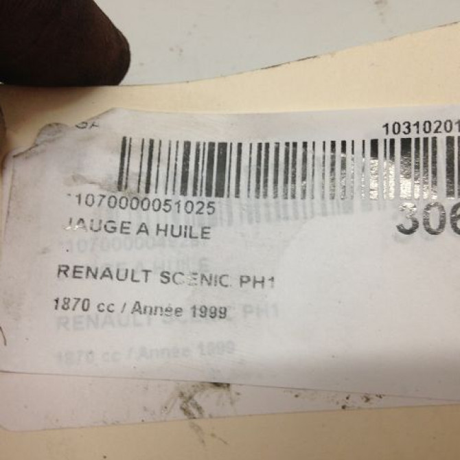 Jauge a huile occasion RENAULT SCENIC I Phase 1 09-1996->08-1999 2