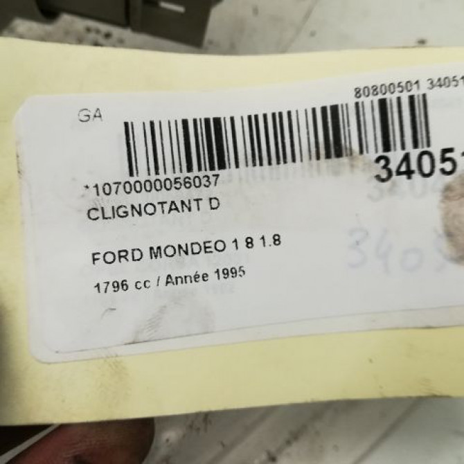 Clignotant droit occasion FORD MONDEO I Phase 1 01-1993->09-1996 1.8i 3