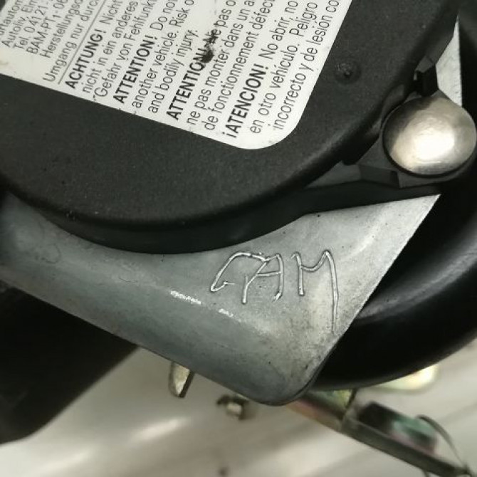 Ceinture avant gauche occasion FIAT GRANDE PUNTO III Phase 1 09-2005->12-2013 1.3 DT MULTIJET 16v 90ch 735411128 3