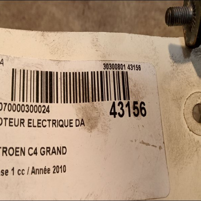 Moteur electrique de direction assistée occasion CITROEN C4 GRAND PICASSO I Phase 1 10-2006->09-2013 1.6 HDI 110ch 4007WK 4