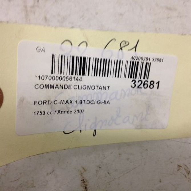 Commande clignotant occasion FORD CMAX I Phase 2 03-2007->09-2010 1.8 TDCI 8v 115ch 1362588 3