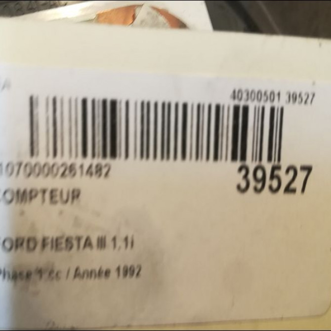 Compteur occasion FORD FIESTA III Phase 1 03-1989->01-1994 1.8 D 3