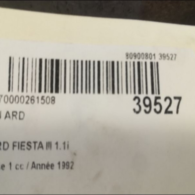 Feu arrière droit occasion FORD FIESTA III Phase 1 03-1989->01-1994 1.8 D 3